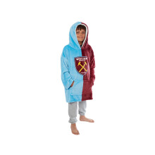 West Ham Utd Crest Wearable Hooded Fleece - Kids Size