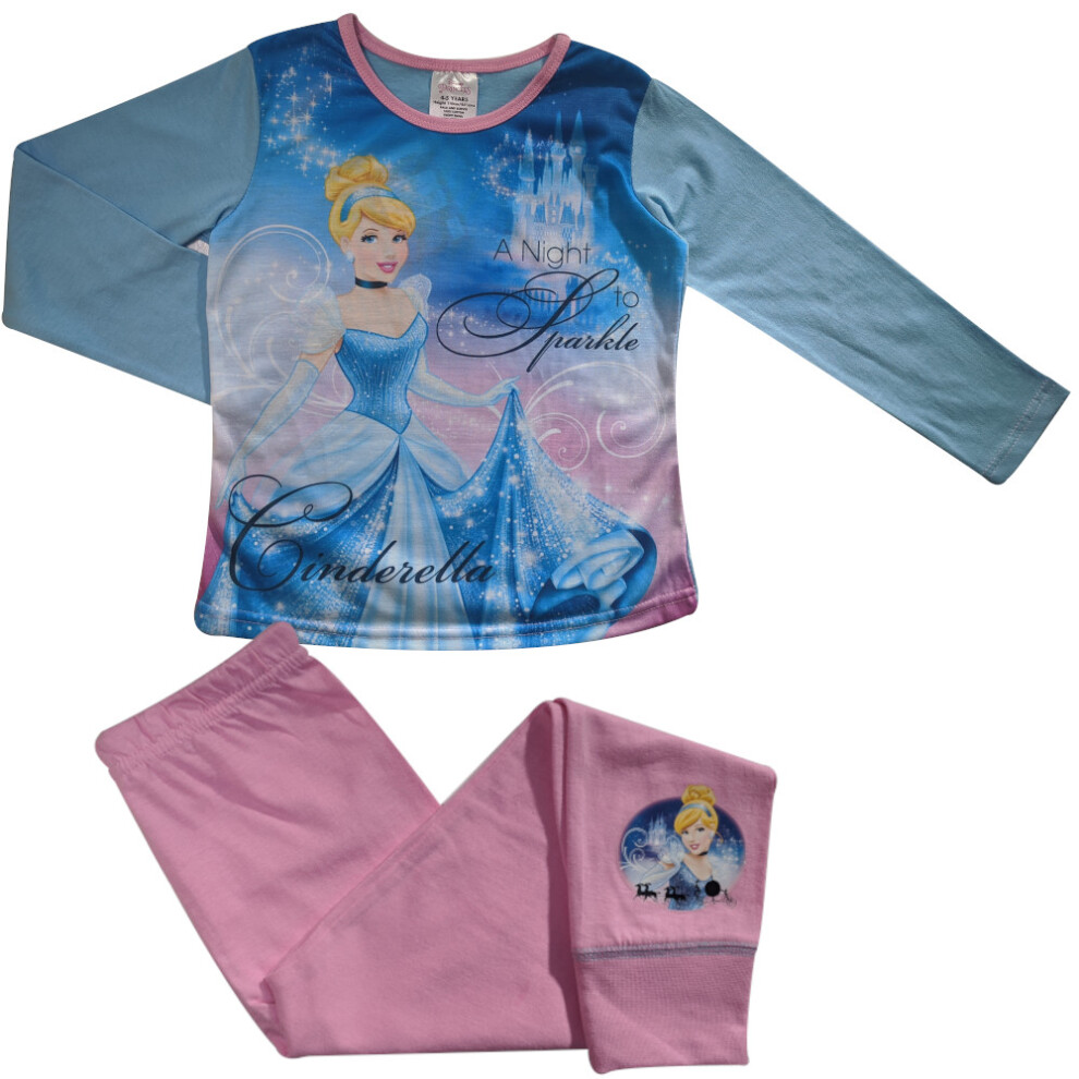 (7-8 Years) Cinderella Older Girls Pyjamas - Sparkle