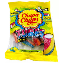 Chupa Chups Sour Mini Tubes 130G Bag