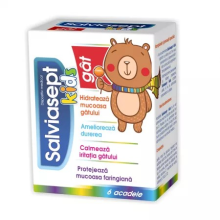 Salviasept Kids, 6 lollipops . Soothes throat irritation