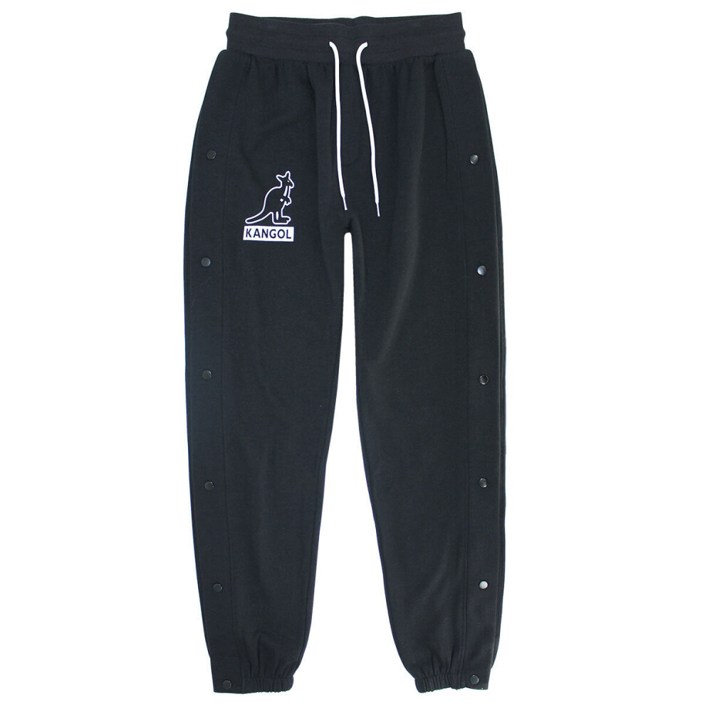 (XXL) Kangol Game Day Joggers Track Pants Trackies - Black