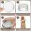 Mason Jar Flower Lid Inserts 15-Piece Set for Wide Mouth Canning 3