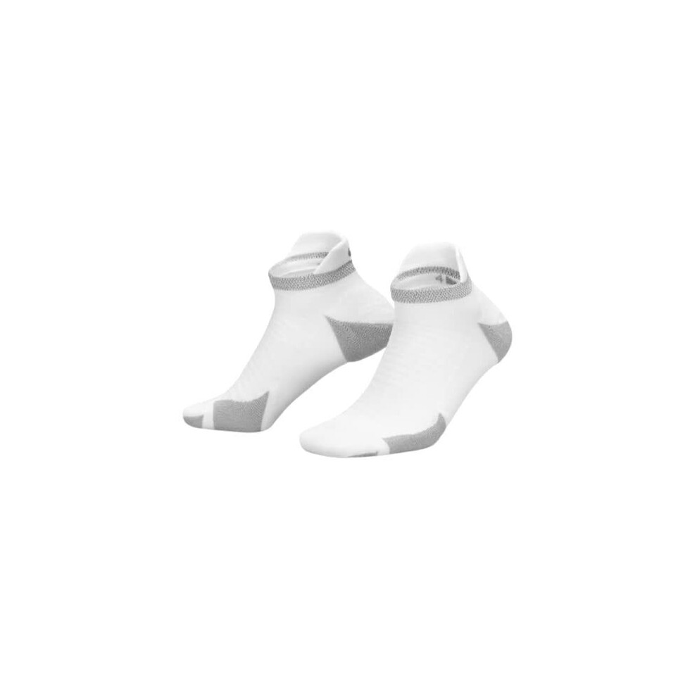 Nike Spark Cushioned No Show Socks CU7201-100 White Size US 14-16