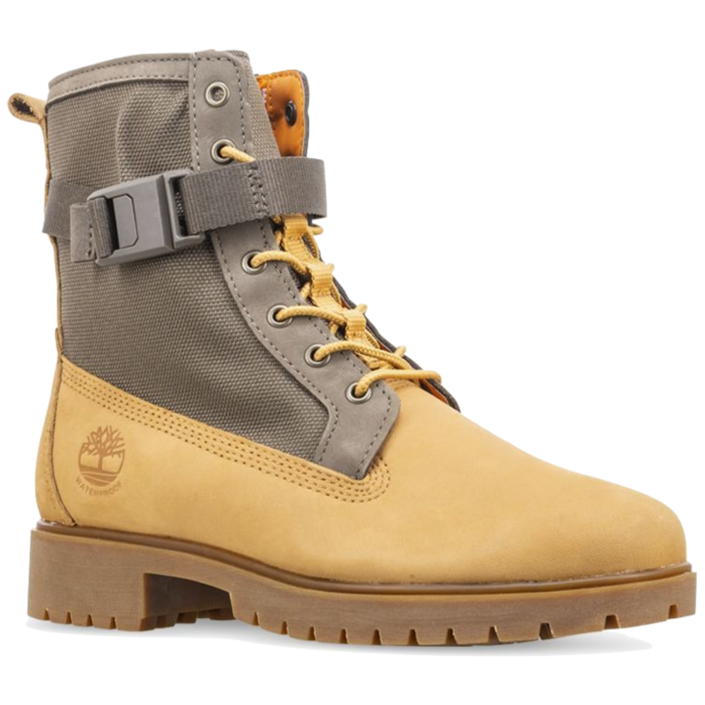 (US 8) Timberland Womens Jayne Rebotle 100% Waterproof Boots Shoes Winter Wheat Nubuck