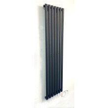 (480mm, Anthracite) Electric Oval Tube Radiators 1600 x 420 480 Vertical Column Radiator
