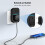TeckNet (Black) TECKNET Wireless Doorbell, No Battery Required Self-Powered Door Bell 3