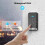 TeckNet (Black) TECKNET Wireless Doorbell, No Battery Required Self-Powered Door Bell 5