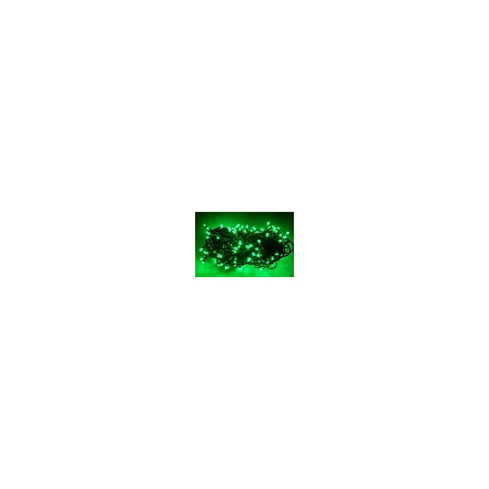 Snow Time 360 Led String Lights - Green