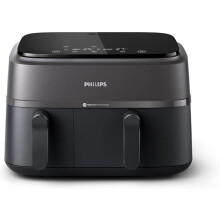 Philips Dual Basket Airfryer 3000 Series, 9L, 2 Drawer Air Fryer (NA350/00)