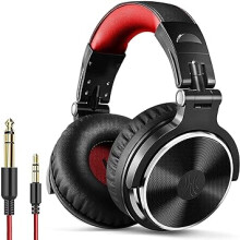 OneOdio Over Ear Headphones Recording Monitoring Laptop (Red)