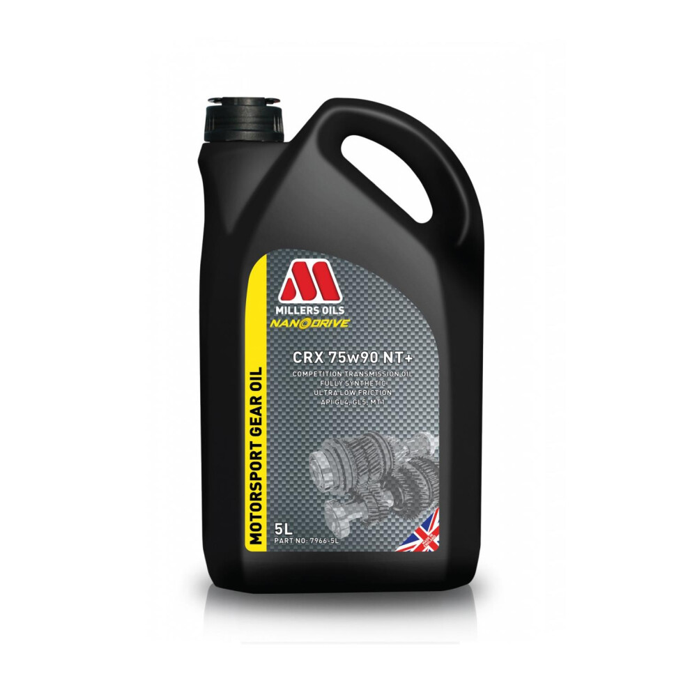 1 x Millers Oils CRX NT+ Nanodrive 75W90 Fully Synthetic Gear Oil - 5 Litre - Image 13
