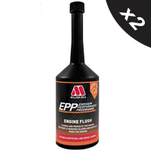 MILLERS EPP Engine Flush Cleans Engine Internally Oil Flushing Additive 2x400ml