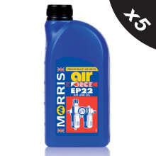 MORRIS Air Force EP22 Airline Tools Oil for All types of Air Powered Tools 5x1L