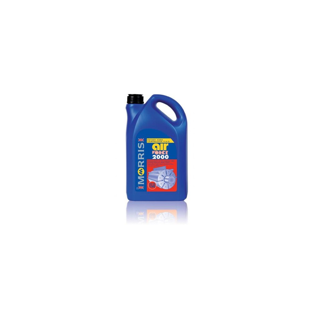 Compressor Oil Iso Vg 150 Morris Air Force 4200 Rotary Vane Compressor Oil 5L 5024536032910
