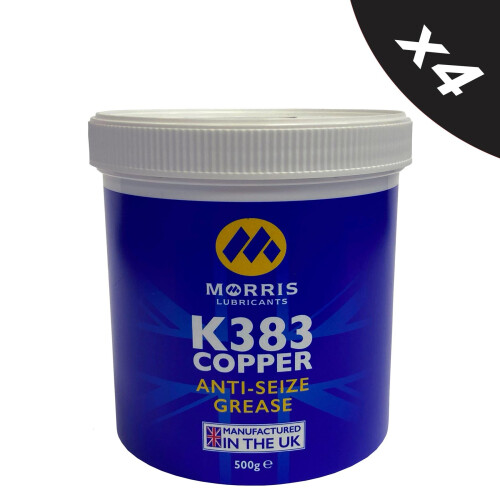 MORRIS Copper Grease Slip Multi Purpose Anti Seize Assembly Compound 4x500g