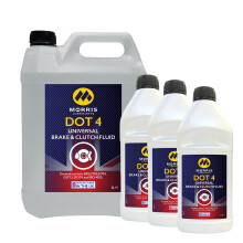 8L MORRIS DOT 4 Brake & Clutch Fluid DOT4 FMVSS 116 DOT 3 and DOT 4