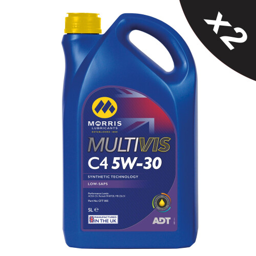 MORRIS C4 Fully Synthetic Engine Oil 5W-30 MB 226.51 Renault RN0720 2x5L