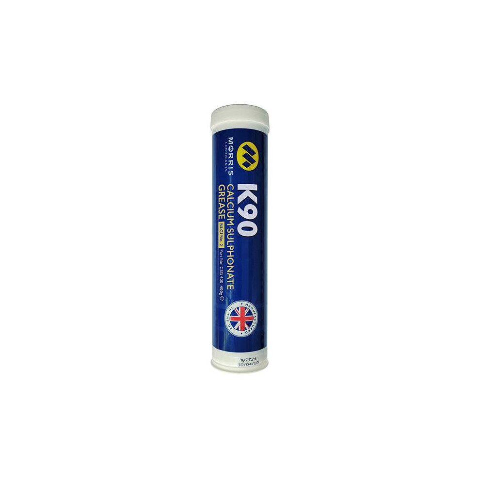 Morris K90 Calcium Sulphonate Grease For Marine & Heavy Mobile Equipment 400G 5024536044777
