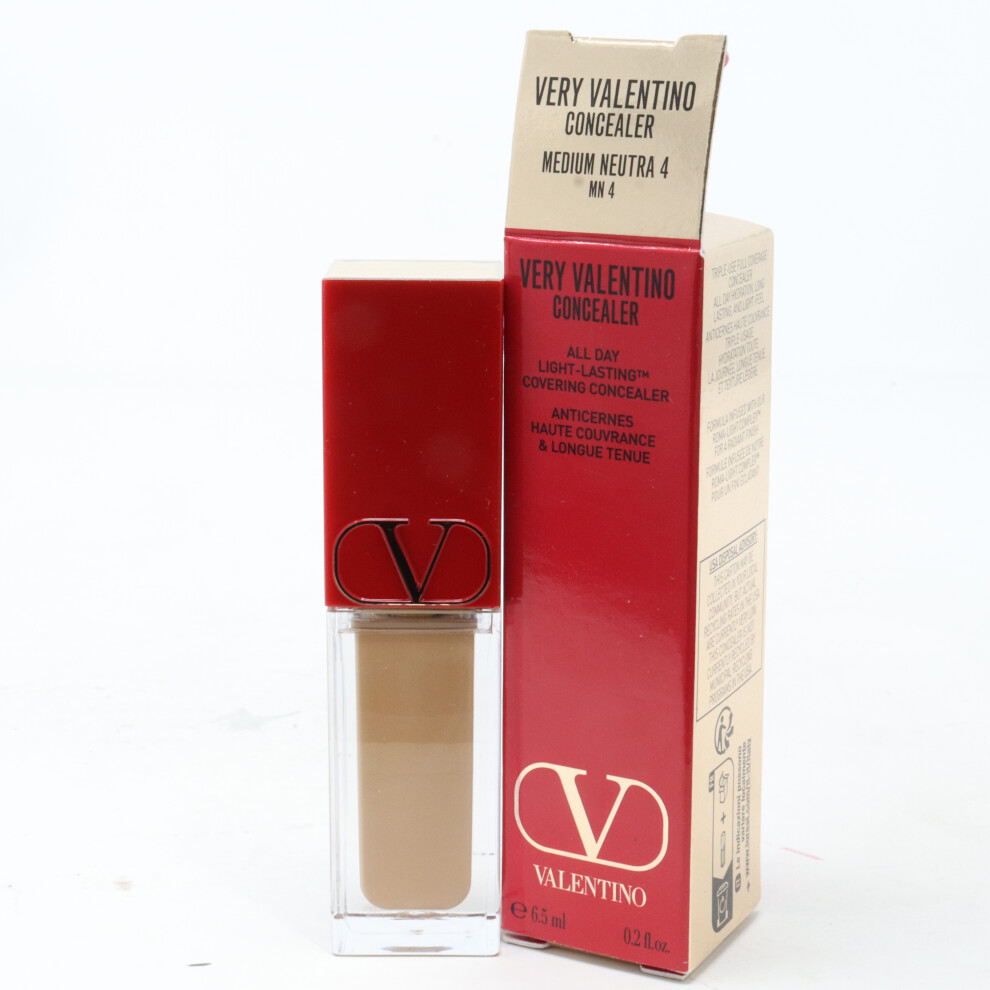 (Medium Neutra 4) Valentino Very Valentino All Day Concealer  0.2oz/6.5ml New With Box