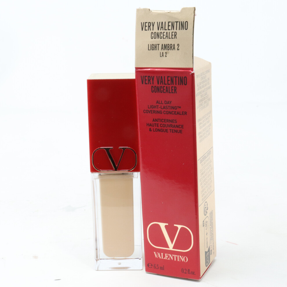 (Light Ambra 2) Valentino Very Valentino All Day Concealer  0.2oz/6.5ml New With Box