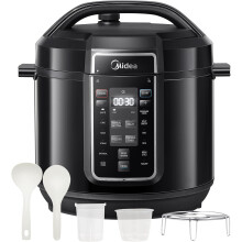 (8L) 8L Pressure Cooker, Fast 70% 13 Presets, Online Recipes, 9-in-1 Multi-Purpose Cooker Stainless Steel Interior, Non-Stick, Dishwasher Safe