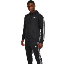 (Hoodie, Large) Nike Aries Club Tape Mens Tracksuit In Black