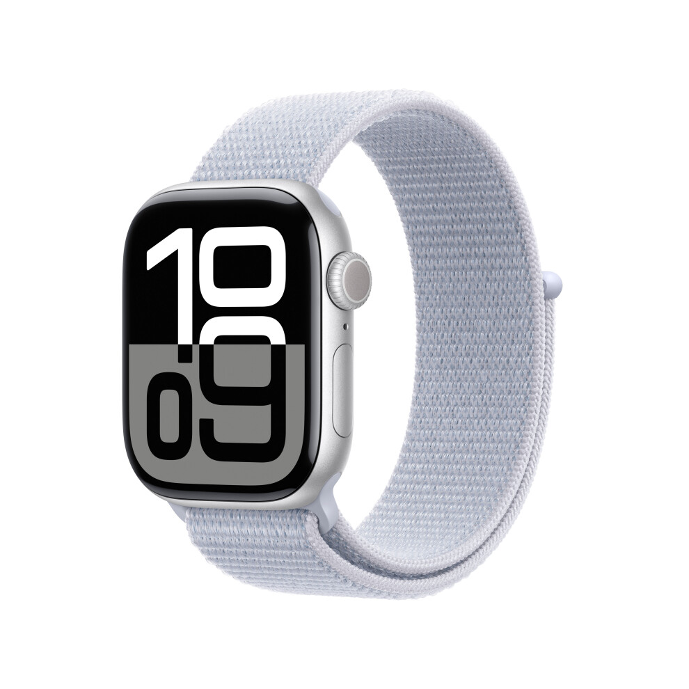 APPLE WATCH SERIES 10 42MM SILVER BLUE GPS MWWD3QL/A