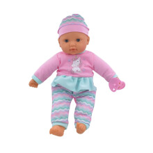 Lullaby Baby 16" Soft Baby Doll With Bottle & Dummy