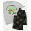 SpongeBob SquarePants (Large) SpongeBob SquarePants Short Sleeve Long Leg Pyjama Set (Mens Grey) 2