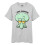 SpongeBob SquarePants (Large) SpongeBob SquarePants Short Sleeve Long Leg Pyjama Set (Mens Grey) 3