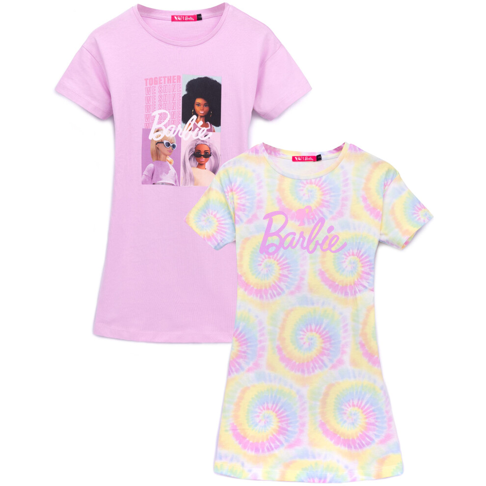 (11-12 Years) Barbie Dress (Unisex Kids Multicoloured)