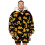 Garfield Blanket Hoodie (Unisex Black) 1
