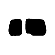 (Rear Windows: 20% Dark Smoke) Pre Cut Window Tint for Citroen Berlingo Van - 2008 to 2018