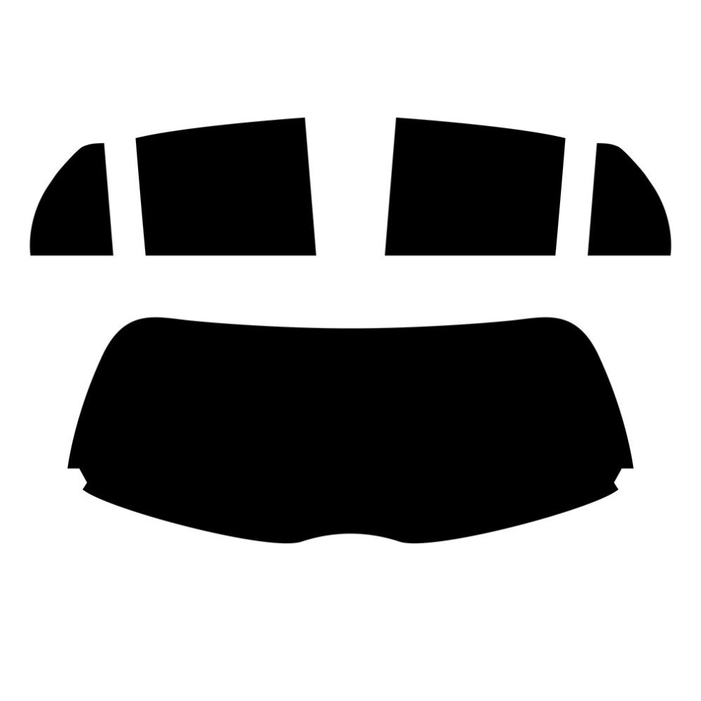 (Rear Windows: 35% Light Smoke) Pre Cut Window Tint for Daihatsu Charade 5-door Hatchback - 2011 to 2016-image-OPC-PFHGGSC-NEW