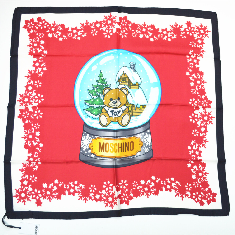 Moschino Snow Globe Scarf - Red