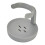 Living And Home (Grey) Dish Pot Brush with Soap Dispenser 6