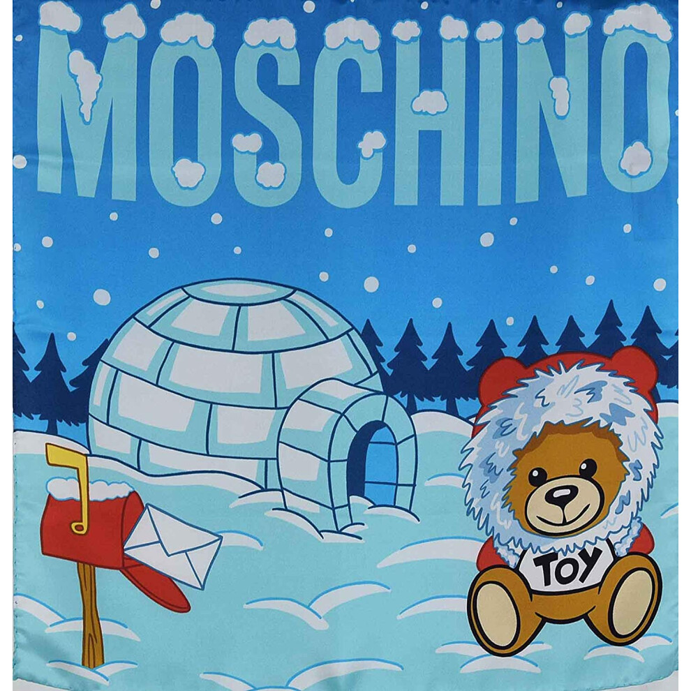 Moschino Igloo Scarf - Light Blue