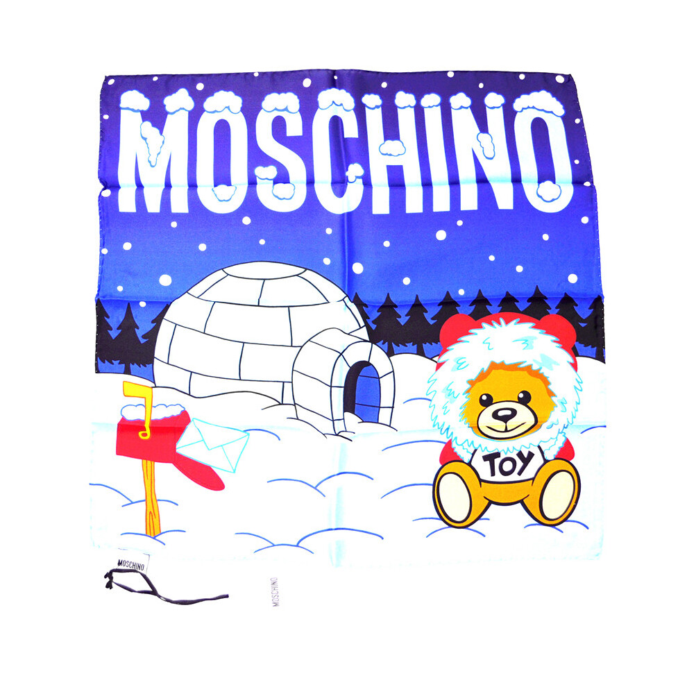 Moschino Igloo Scarf - Blue