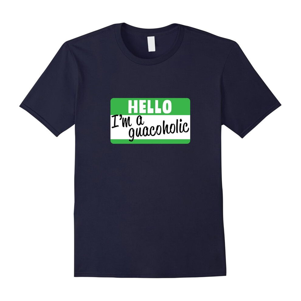 (XXL) Hello I'm A Guacoholic Funny Guacamole Avocado Lover T-Shirt-Father's Day