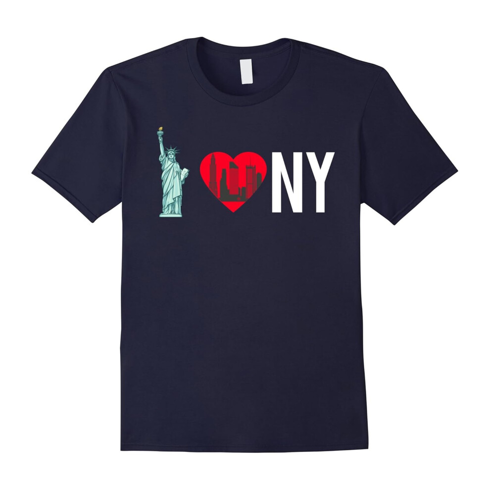 (M) I love NY Shirt â New York City Skyline Gift-Father's Day