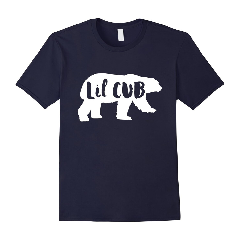 (XXL) Lil CUB Bear t shirt Mama and Papa Bear-Father's Day