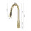Living And Home (Gold) Retractable Commercial Pull out Kitchen Tap Mixer Tap Faucet 7