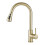 Living And Home (Gold) Retractable Commercial Pull out Kitchen Tap Mixer Tap Faucet 4