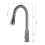 Living And Home (Grey) Retractable Commercial Pull out Kitchen Tap Mixer Tap Faucet 7