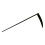 Black Polypropylene Full Contact Spear Head Death Sickle Head 1