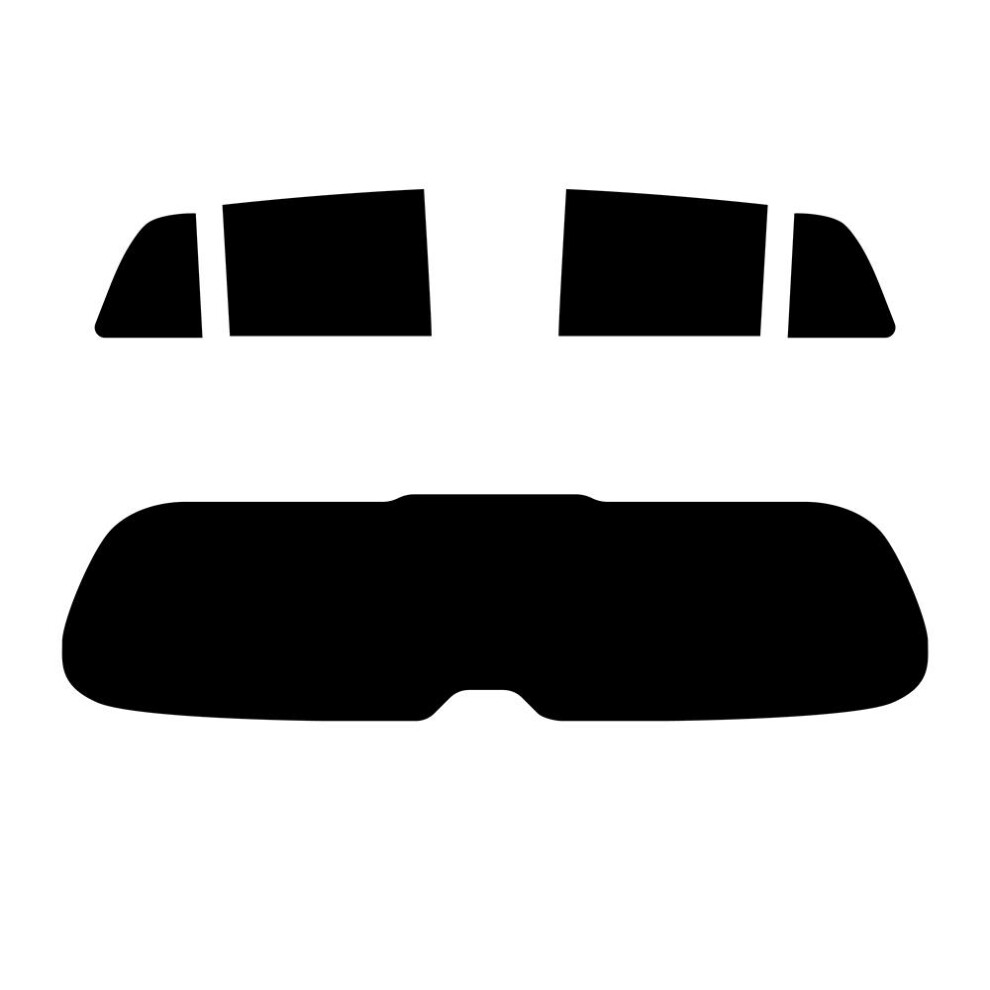 (Rear Windows: 35% Light Smoke) Pre Cut Window Tint for Toyota Urban Cruiser - 2009 to 2014-image-OPC-PFHH6QC-NEW