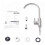 Living And Home (Silver) Stainless Steel Brushed Kitchen Water Filter Faucet 4