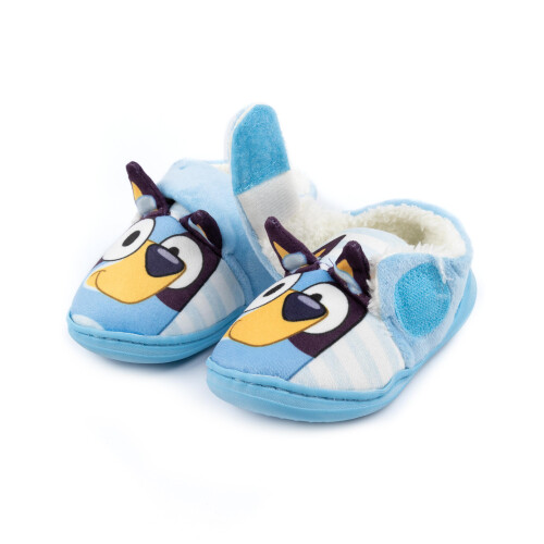 Bluey (10 UK Child) Bluey 3D Slippers (Boys Blue) 2