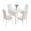 JEFFORDOUTLET Dining Table and Set of Chairs 3