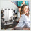 Homcom HOMCOM Makeup Vanity Desk Set with Lighted Mirror, Stool, Drawers, Black 8